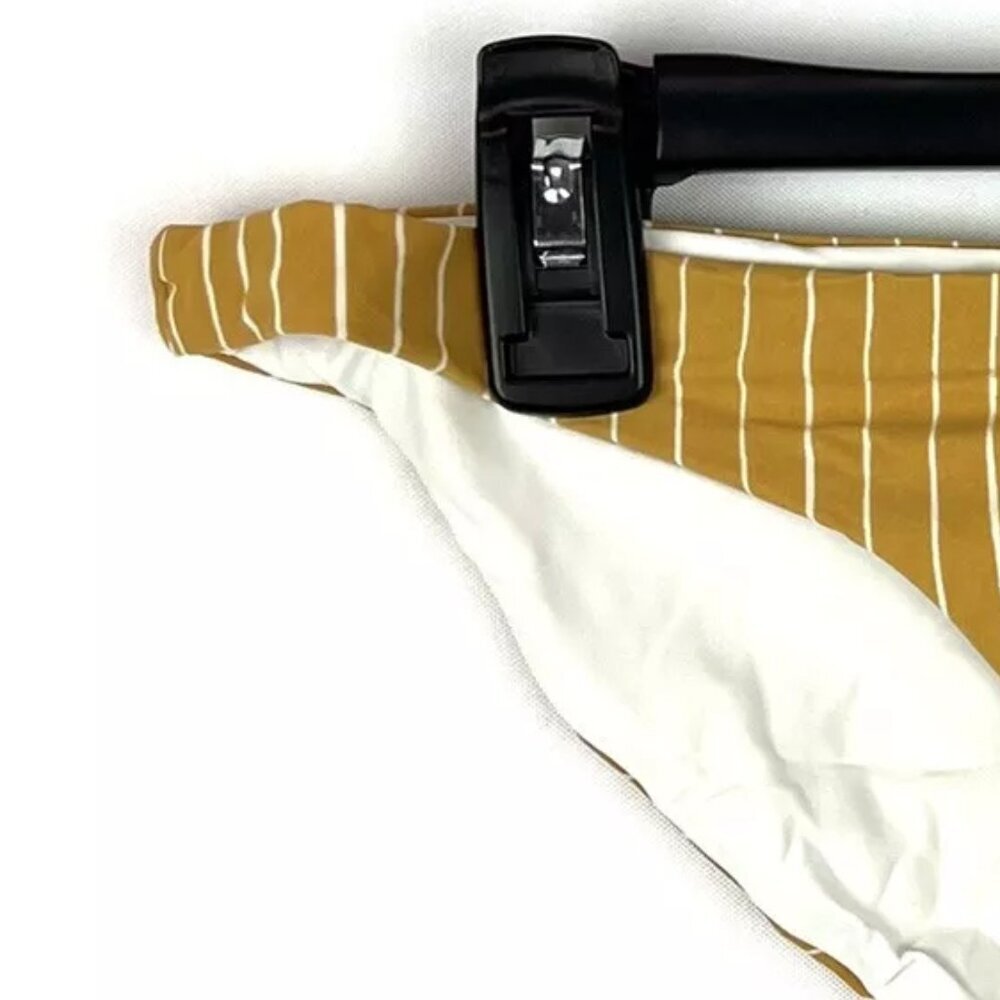Vitamin A Women’s Yellowish Brown Striped Bikini Bottom Size 12 - Picture 4 of 5
